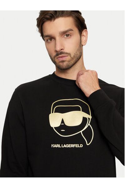 Karl Lagerfeld karl lagerfeld Mens Sweatshirt 705462 551900 Black