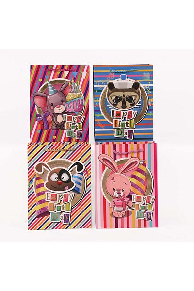 Party and Story Party gift bags. Cartoon characters(M) M (26*32*10CM)