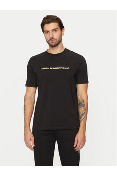 Karl Lagerfeld karl lagerfeld Men's T-Shirt 755462 551235 Black