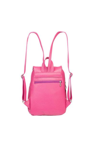 Toro Nero Rucsac de damă din piele naturală fuchsia Cris