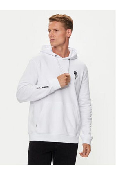 Karl Lagerfeld Mens Sweatshirt 705401-543910 White