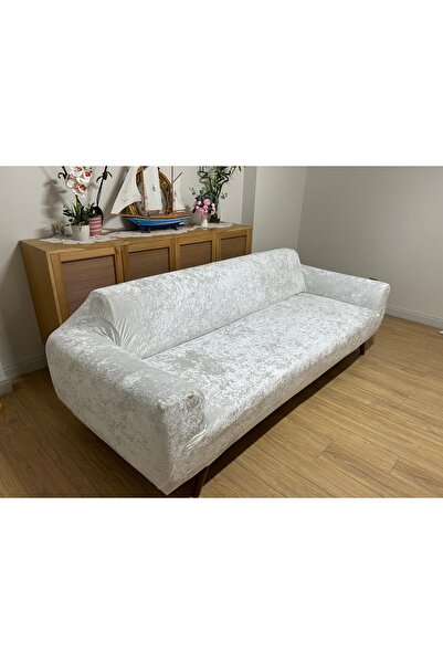 riselerhome Кадифе М'яка, пральна, не залишає плям, еластична кадифена накидка на диван, комплект чохлів на диван