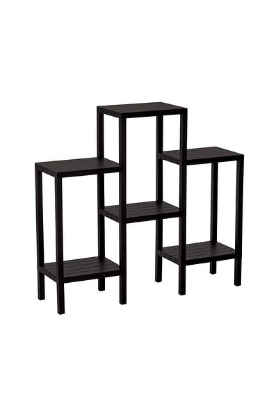 Mu Art Ahşap Mrt 6 Shelves - Black Modular Unit Plastic 108X100X29 cm Art 871301