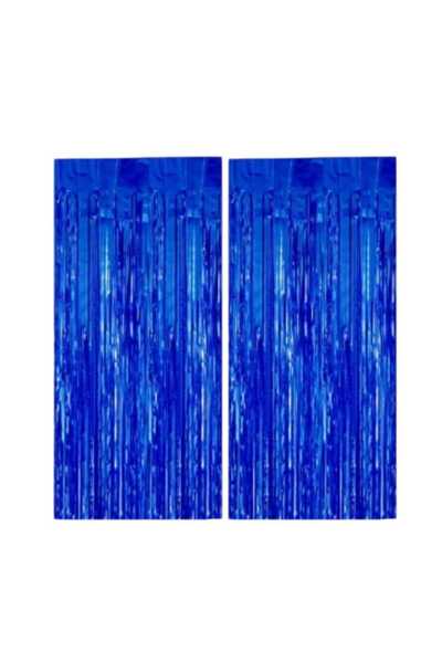 Party and Story ستارة حفلات وخلفيات ديكورية لون ازرق قطعة واحدة مقاس 1م*2م