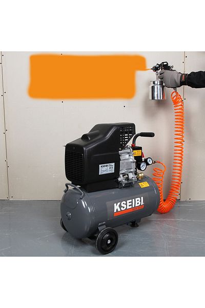 kseibi KDA15-24 Air Compressor, with its 24L capacity, 2HP motor, and 1500W power rating