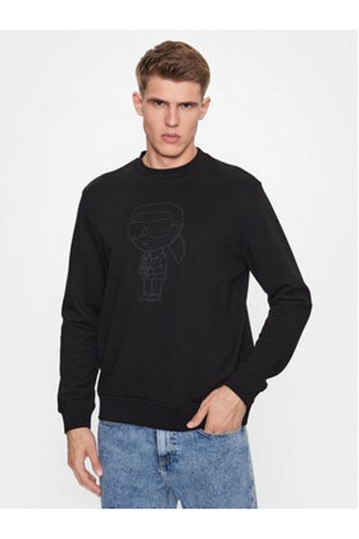 Karl Lagerfeld Mens Sweatshirt 705401-533910 Black
