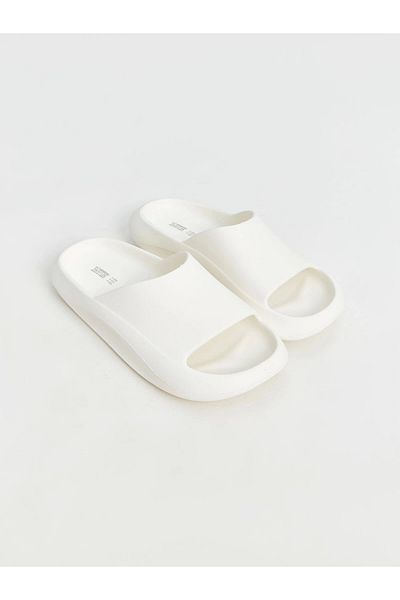 LC Waikiki Lcw Steps White Single Strap Women's Slippers