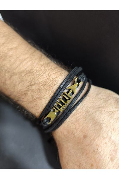 enyatakı Turkish Theme Original Leather Rope Bracelet