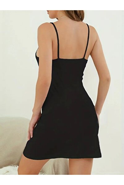 Bijuterria Γυναικείο φόρεμα βισκόζης με λουράκι μπροστά με κουμπί