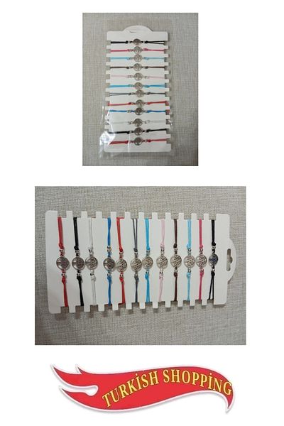 shop 12 Pieces Stainless Steel Bracelet in Different Colors