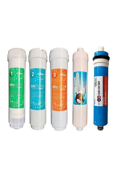 REVERSOSMOZARISU Su Arıtma Kapalı Kasa Cihaz 5li Inline Quick Ekonomik Filtre...