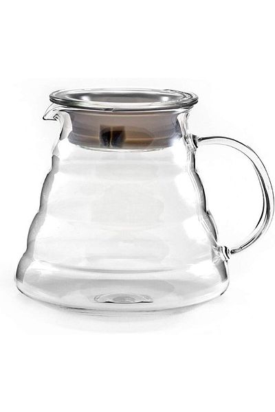 Saharaz 360ml Glass Series Coffee kettle,Durable,Suitable for Making a Cup of Coffee,Easy to Use and Clean