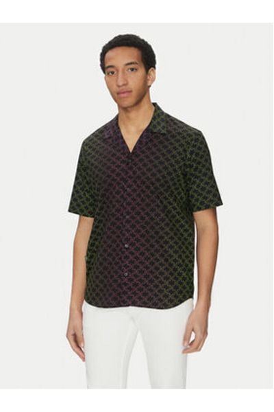 Karl Lagerfeld Mens Shirt 605445 552689 Black