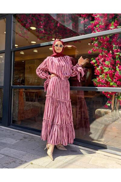 Hare Butik ADEL DESENLİ KLOŞ ETEK