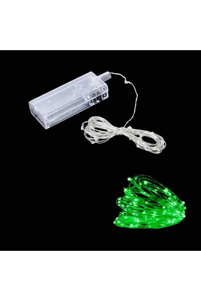 Party and Story 3m long battery operated LED strip lights green Saudi National Day old 3 p.m