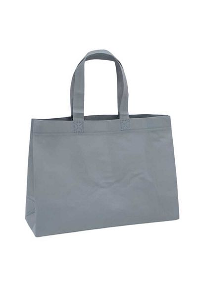 Party and Story Reusable, printable, fabric shopping bags, gray, 12 pieces Size(