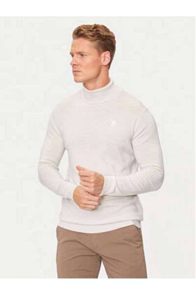 Karl Lagerfeld Men's Turtleneck 655058-544399 Beige