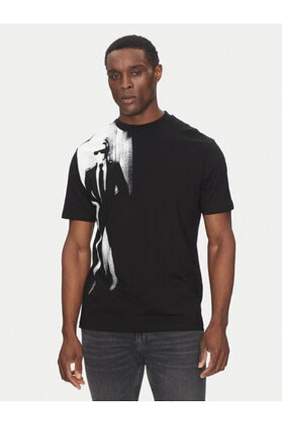 Karl Lagerfeld Men's T-Shirt 755149 552225 Black