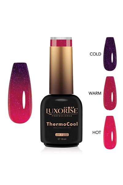 LUXORISE Oja termică semipermanentă ThermoCool 3 culori - Chic Style 10ml