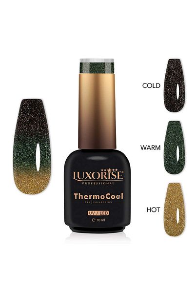 LUXORISE Oja semipermanentă termică ThermoCool cu ​​3 culori - Fantasy Night 10ml
