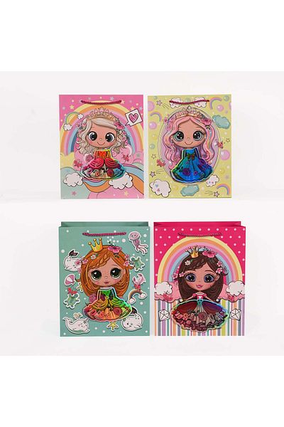 Party and Story Girls themed party favor bags(M)
