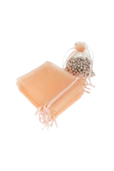 Party and Story Chiffon bag made of organza fabric, 12 pieces, marble balloon