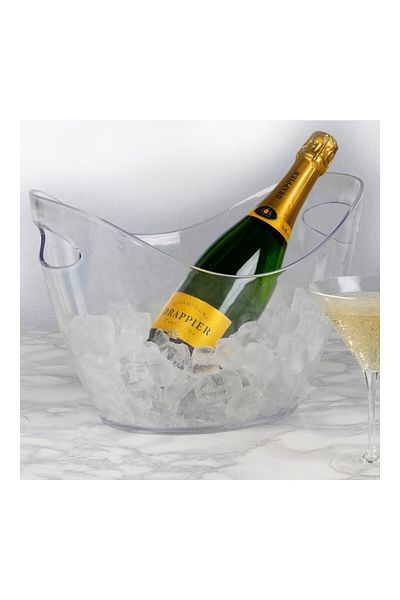 Excellent Houseware La Disco acrylic champagne and wine shaker, 35 x 28 x H24 cm, 820 grams
