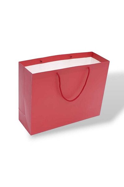 Party and Story Gift bags made of cardboard, 12 pieces, dark red color Size 31Ã—14Ã—42CM