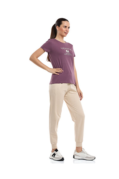 R&B بنطال رياضي سادة مع خصر برباط