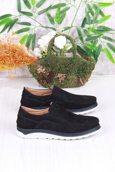 Mehmet Mete 4041 Carlo Nubuck Lightweight Comfortable Genuine Leather Men's Shoes