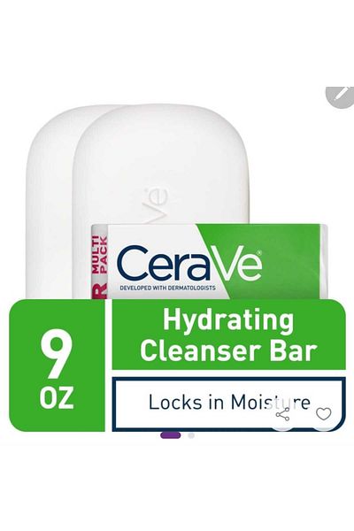 CeraVe Moisturizing Soap 128g 2 pieces