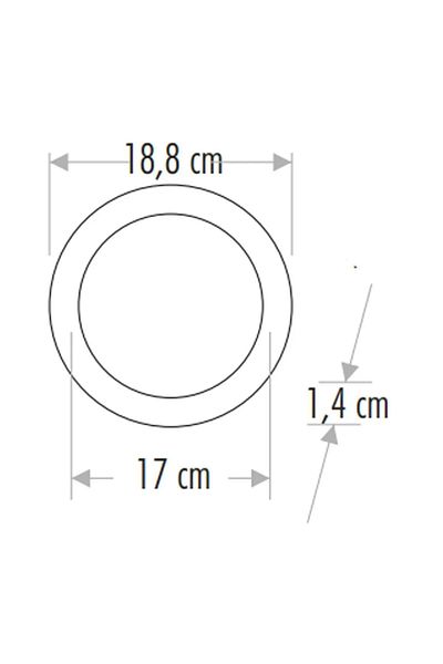 Cata Ct-5148 15W Slim Panel Led Luminaire Recessed Metal Case White Light 6400K