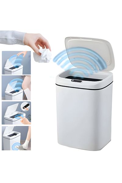 Köken Automatic Sensor Trash Can 16 L Koken, Kitchen/bathroom/office, 2x Aa Batteries, Anti-odor Lid