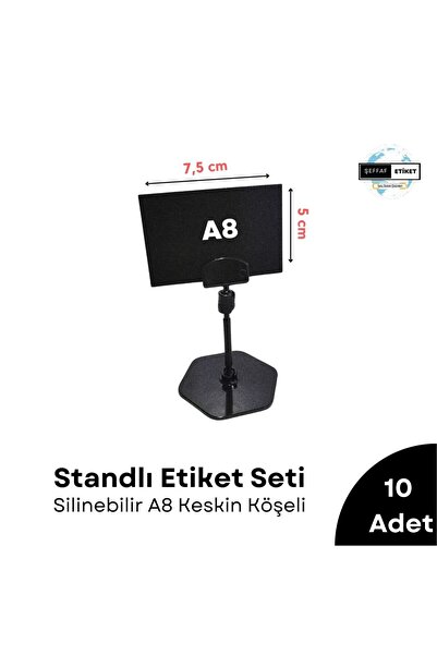 Şeffaf Etiket Suport pentru etichete de 10 buc cu suport și set de etichete n...