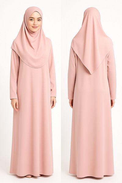 ZEHRANAZ NAMAZ ELBİSESİ Prayer Dress (Powder)