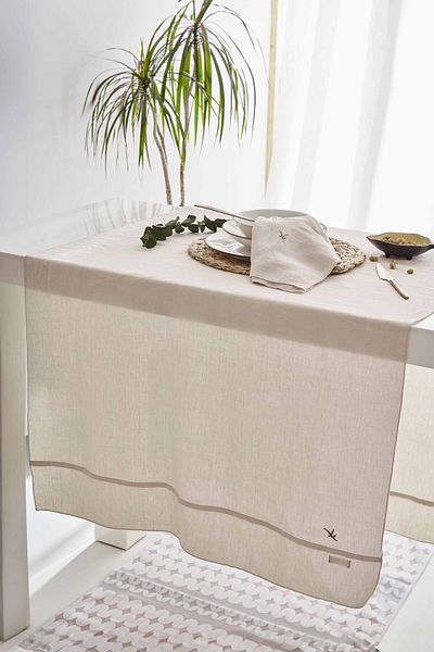 JOJOMIA April Linen Tencel ™   Runner 70X180 Beige