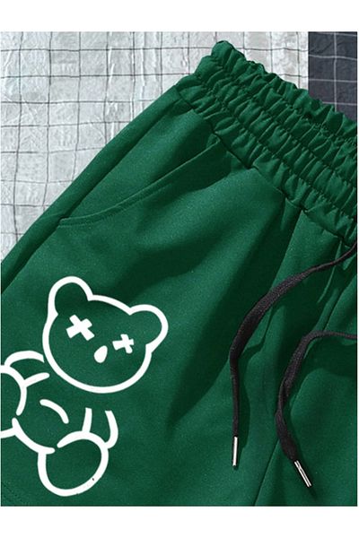 Bolders Outdoors Τυπωμένο σορτς πράσινου χρώματος