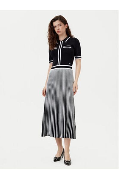 Karl Lagerfeld Women's Knitted Dress A1W13026 Black