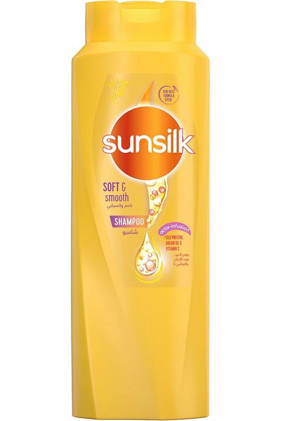 Sunsilk Shampoo, For Soft & Smooth Hair, Silk Protein, Argan Oil & Vitamin C, 700ml