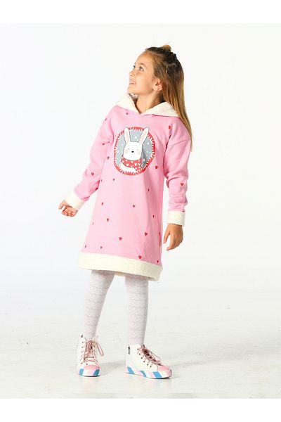 Casabony Rochie pentru fetiță Yumoş Bunny Pink