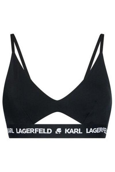 Karl Lagerfeld Sutien tip bralette pentru femei 211W2101 negru