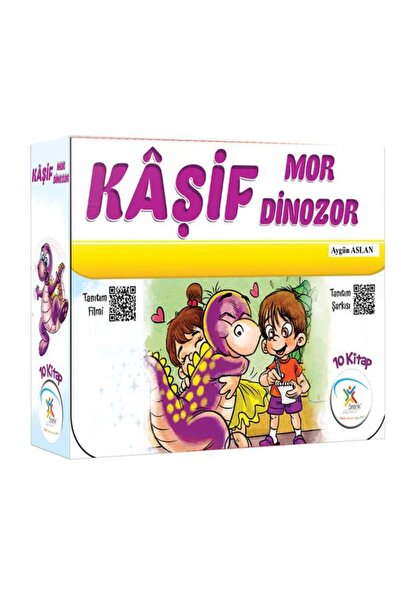 5 Renk Yayınları Kaşif Mor Dinozor (10 KİTAP)