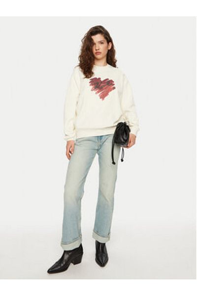 Karl Lagerfeld Women's Sweatshirt A1W20045 Ecru