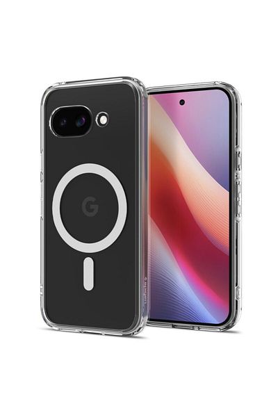 SKYDDAR INNOVATION Husă pentru Google Pixel 9a, rezistentă la șocuri MagSafe, transparentă, set de autocolante