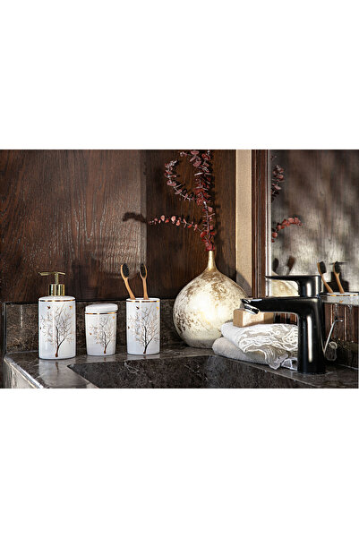 Home Sweet Home ZT-802J BANYO SET 3'LÜ (SIVI SABUNLUK-DIS FIRÇALIK-PAMUKLUK)