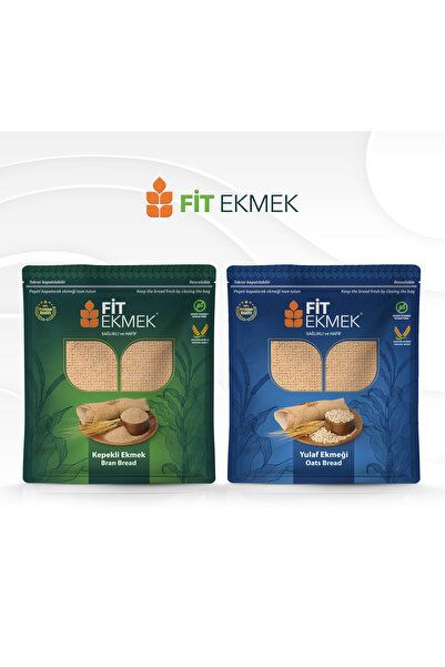 fit 1 Paket Yulaf Lavaş Ekmeği 1 Paket Kepekli Lavaş Ekmeği