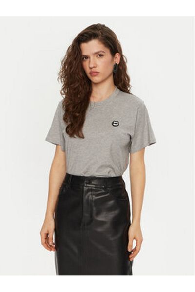 Karl Lagerfeld Women's T-Shirt A1W17025 Gray
