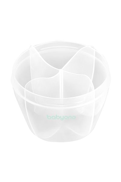 Babyono Recipient compartimentat pentru lapte praf, verde menta, 1022