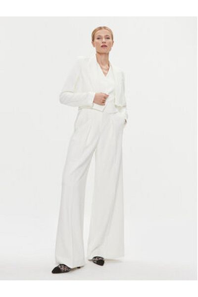Karl Lagerfeld Pantaloni Palazzo pentru femei 240W1006 Albi