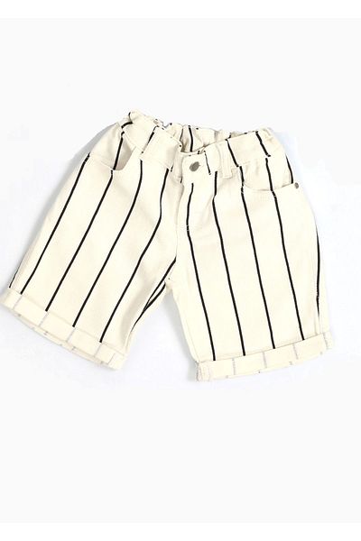 Casabony Striped Gabardine Boys' Shorts